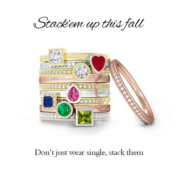Bezel-Set Heart Emerald and Round Diamond Ring Bezel-Set Heart Emerald and Round Diamond Ring