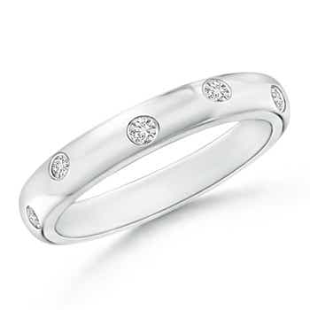 Zypsy-Set Round Diamond Half Eternity Band Zypsy-Set Round Diamond Half Eternity Band